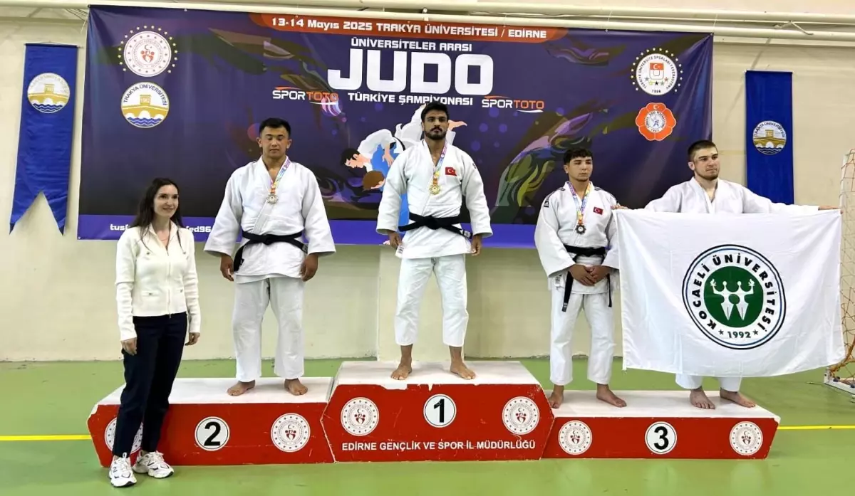 Edirne'de Üniversite Sporları Judo Şampiyonası Düzenlendi