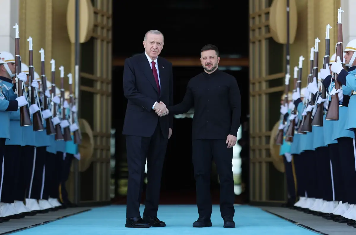 Cumhurbaşkanı Erdoğan, Zelenskiy ile bir araya geldi