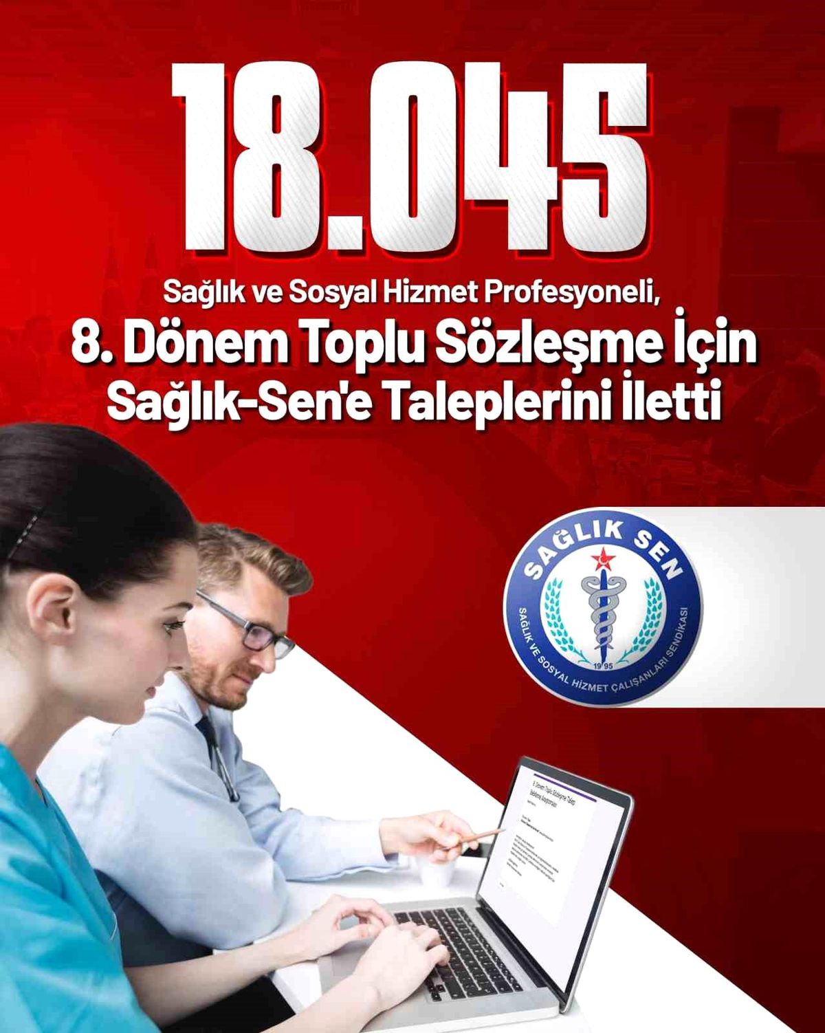 Sağlık-Sen'in Anketi Sağlık Çalışanlarının Taleplerini Açıkladı