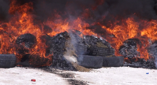 2 tons of drugs were destroyed by burning