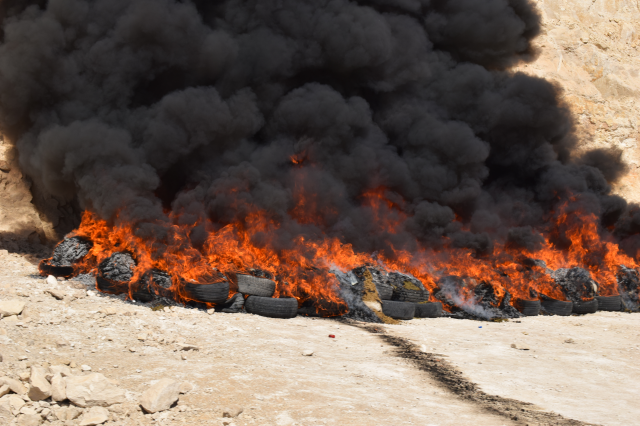 2 tons of drugs were destroyed by burning