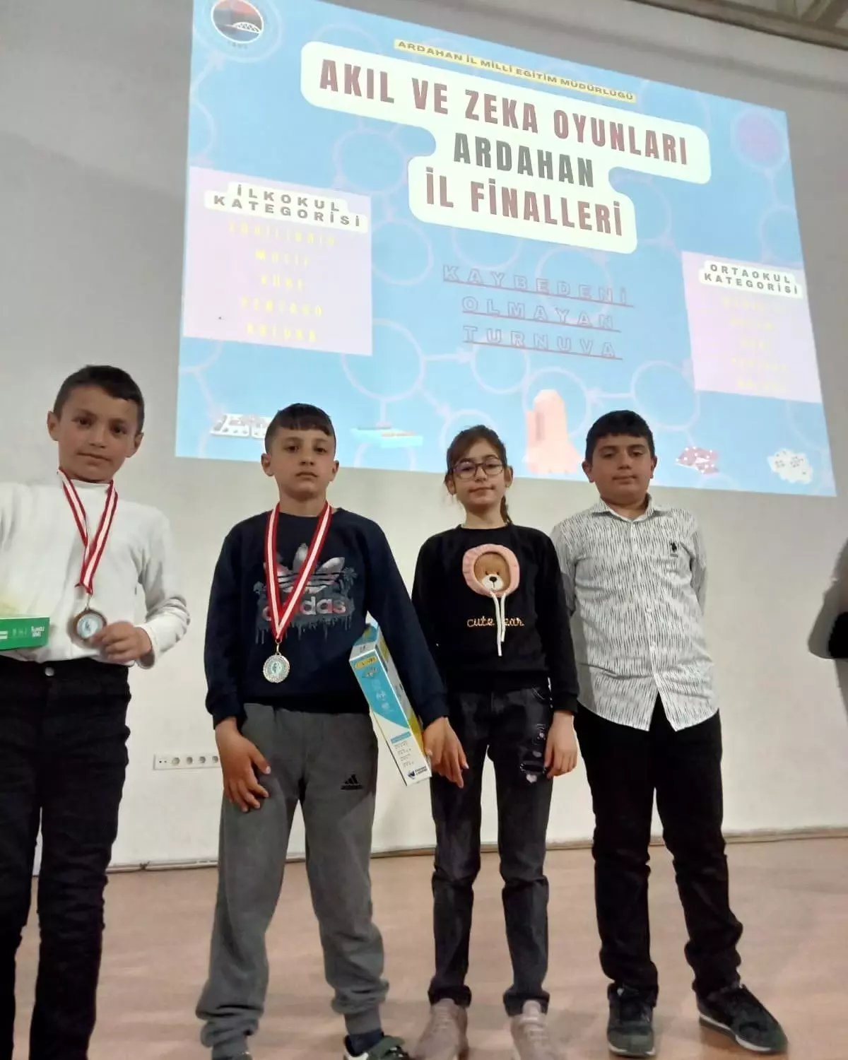 Çıldırlı Öğrenciler Zeka ve Akıl Oyunları Finalinde Başarı Gösterdi