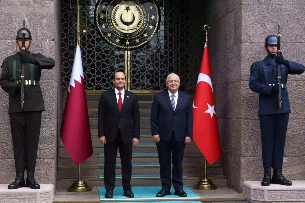 Milli Savunma Bakanı Güler, Katar Savunma Bakanı ile Görüştü