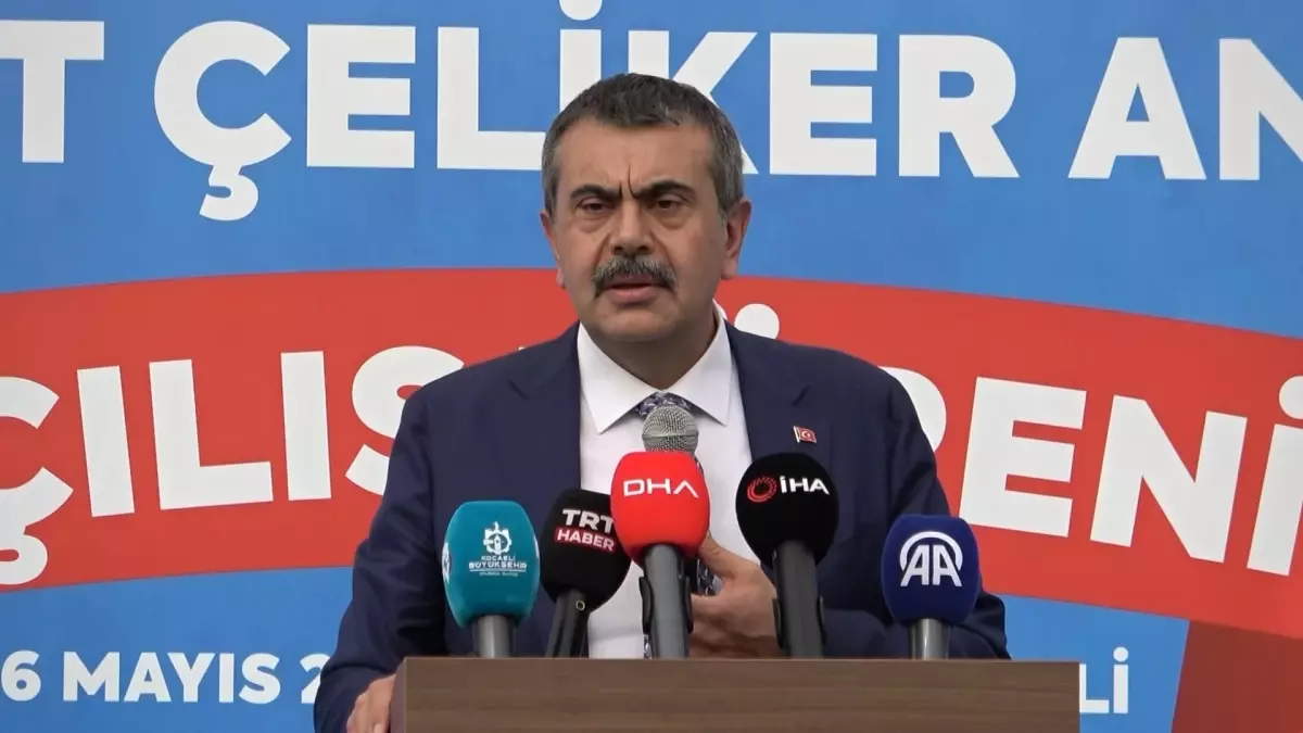 Bakan Tekin, Yeni Anaokulu Açılışında Önemli Mesajlar Verdi