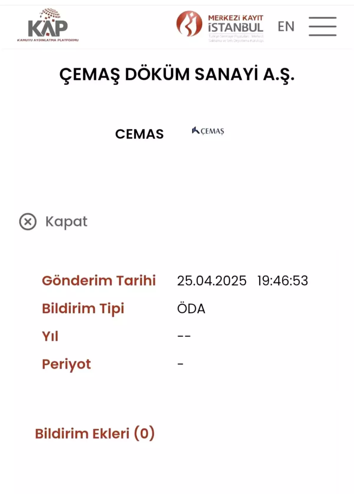 Çemaş Döküm Sanayi AŞ, Toplu İşçi Çıkarma Kararı Aldı