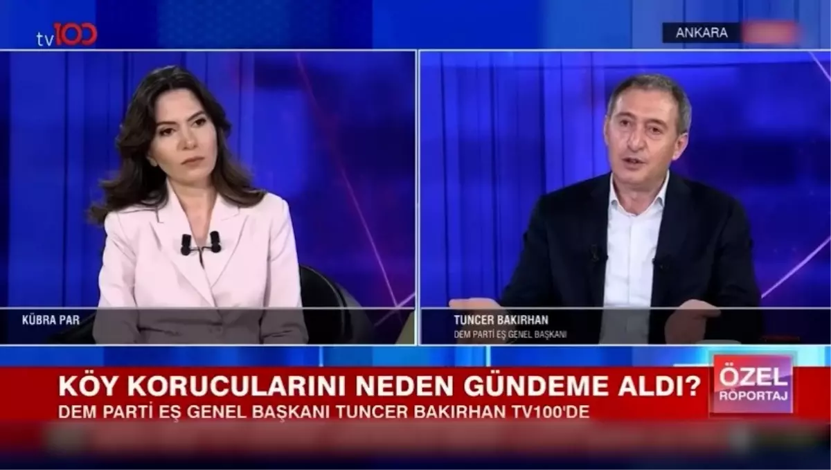 DEM Eş Genel Başkanı Bakırhan, Çok Tartışılan 'Korucu' Sözleri Hakkında Açıklama Yaptı