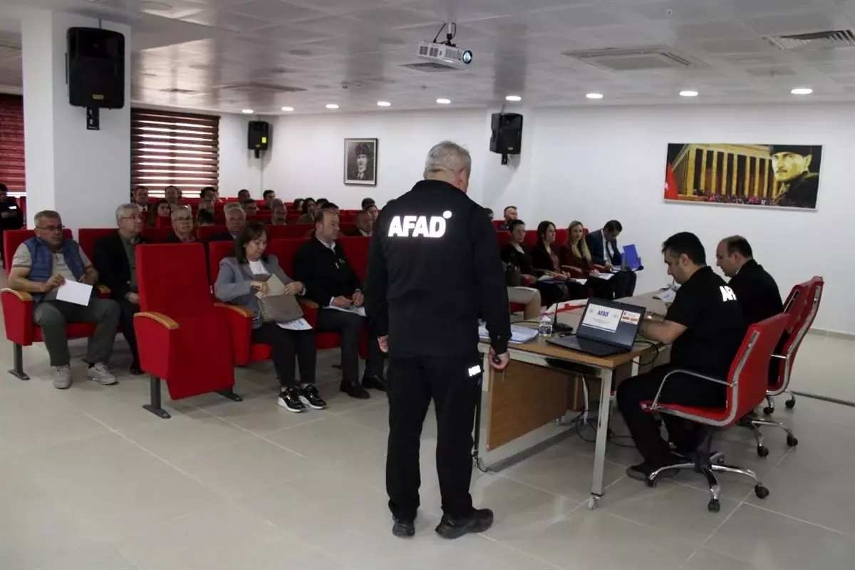 Ergene'de Afet Müdahale Planı Toplantısı Gerçekleştirildi