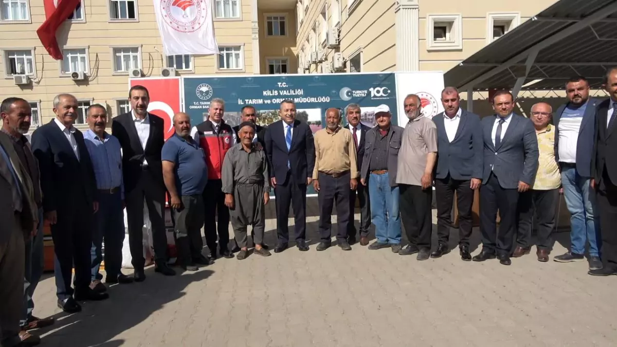 Kilis'te Çiftçilere Makine ve Ekipman Desteği