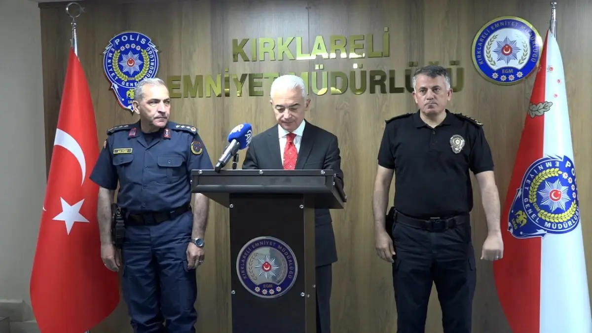 Kırklareli'nde İnsan Kaçakçılığına Karşı Operasyonlar: 20 Tutuklama