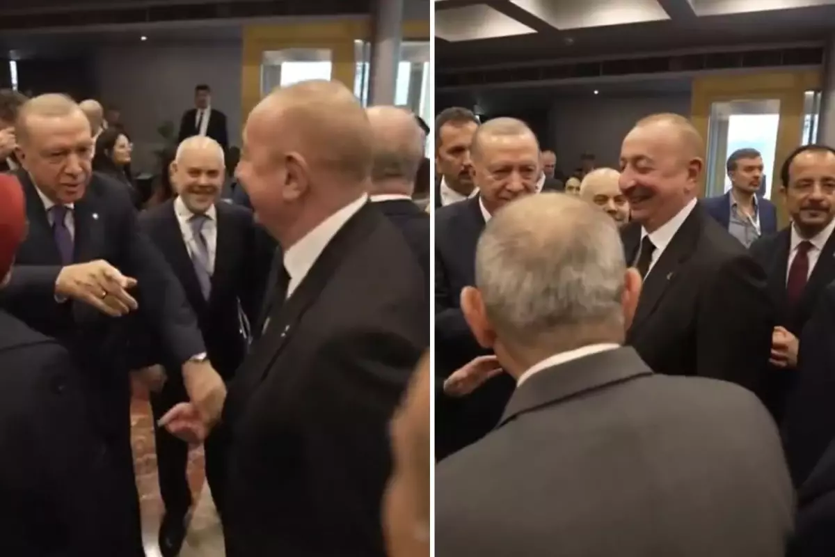 Tiran'da dikkat çeken anlar! Başrolde Erdoğan, Aliyev ve Paşinyan var