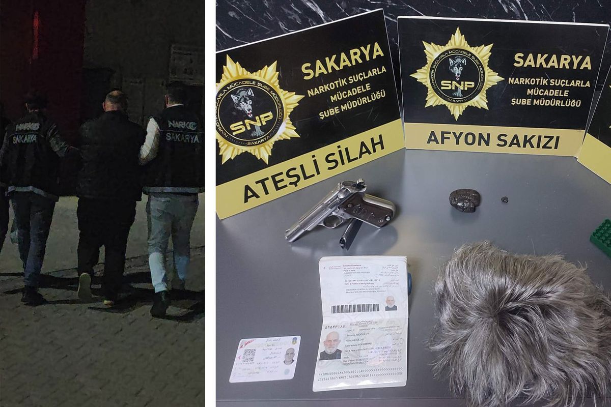 Sahte pasaport, peruk ve aile süsü ile kaçış planı Sakarya'da son buldu