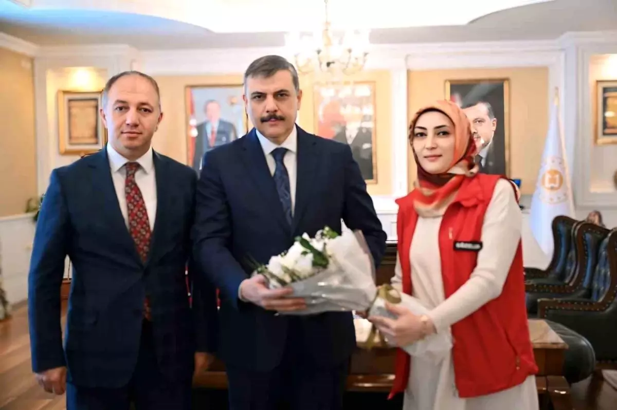 Gençlik Haftası Kutlaması için Vali Çiftçi'ye Ziyaret