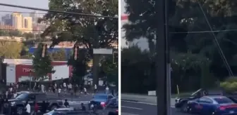 ABD'de polis kalabalığa dalan aracı 'çarparak' durdurdu