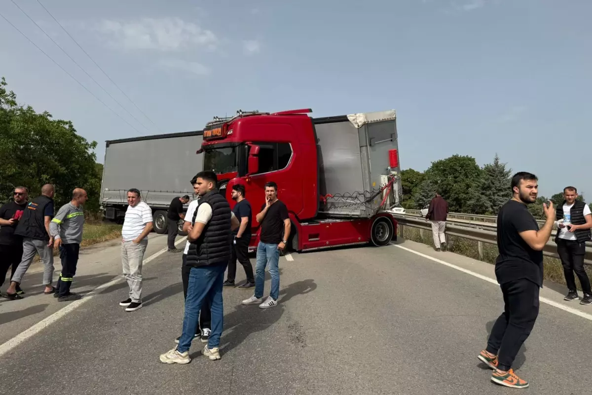 Bir arı trafiği birbirine kattı