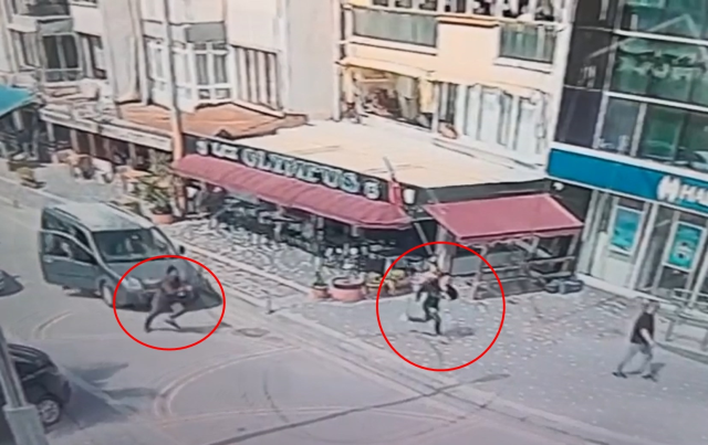 He attempted to abduct his estranged wife by forcibly putting her into the vehicle