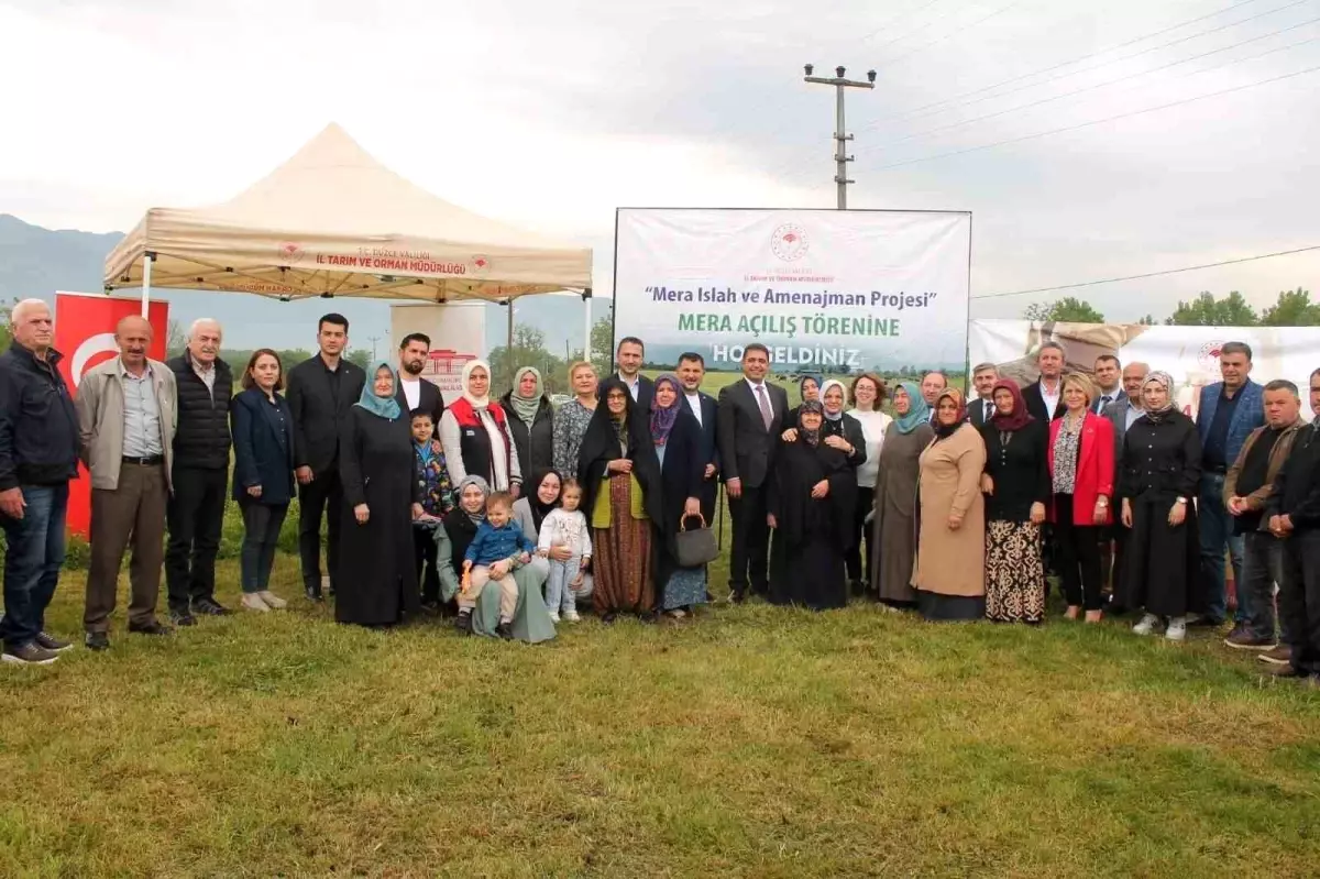 Düzce'de Mera Islah Çalışmaları Tamamlandı, Açılış Töreni Gerçekleştirildi