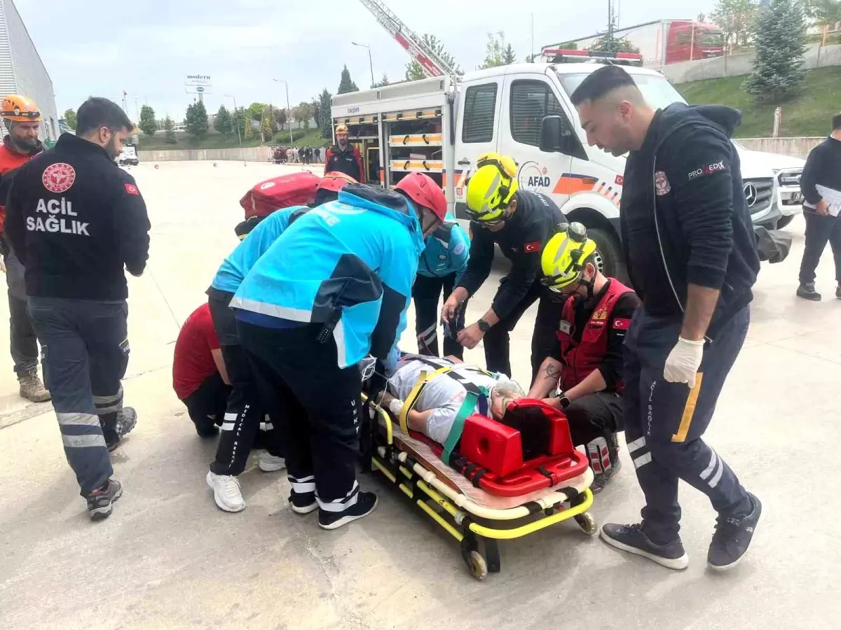 Eskişehir'de Endüstriyel Kaza Tatbikatı Düzenlendi
