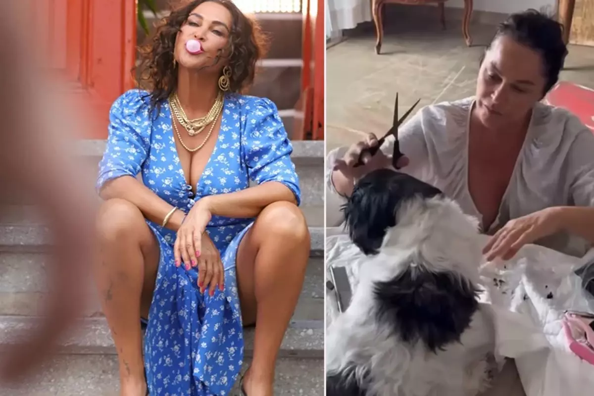 Hülya Avşar'ın Köpeğine Yaptığı Eğlenceli Kuaför Anları Kamerada! | Sevimli Anlar ve Kahkahalar