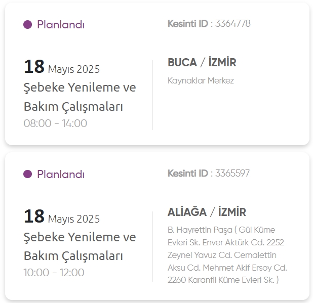 İzmir GEDİZ elektrik kesintisi! 17 Mayıs İzmir'de elektrik kesintisi ne zaman bitecek, elektrikler ne zaman gelecek?
