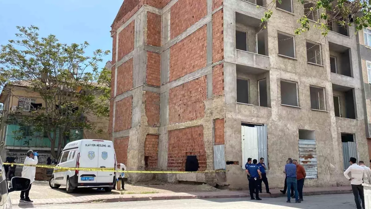 Konya'da İnşaat Halindeki Binada Erkek Cesedi Bulundu