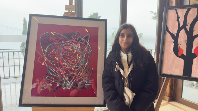 First exhibition by young painter Zeynep Reyyan Gören