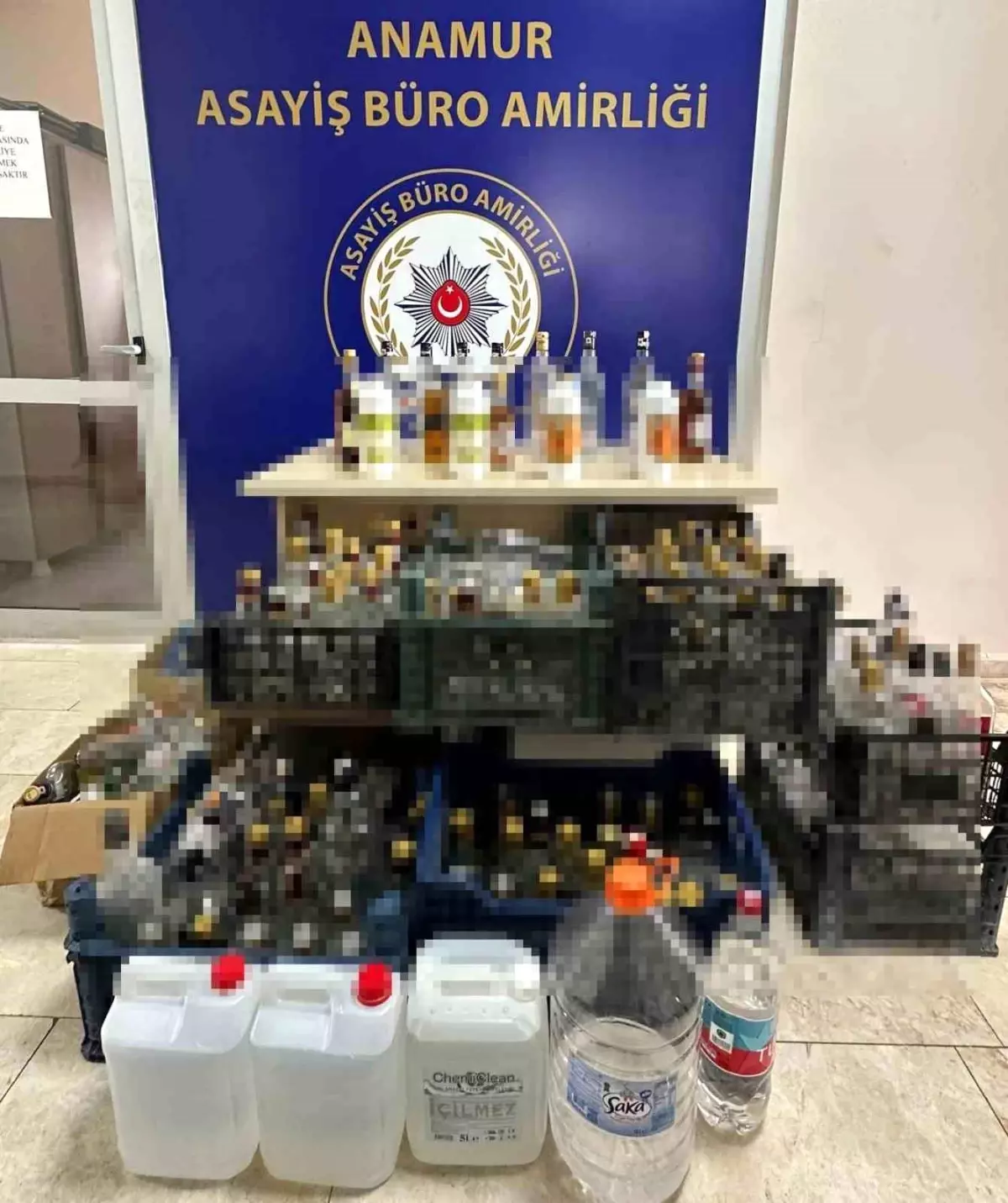 Mersin'de Sahte İçki Üreten Şüpheli Yakalandı