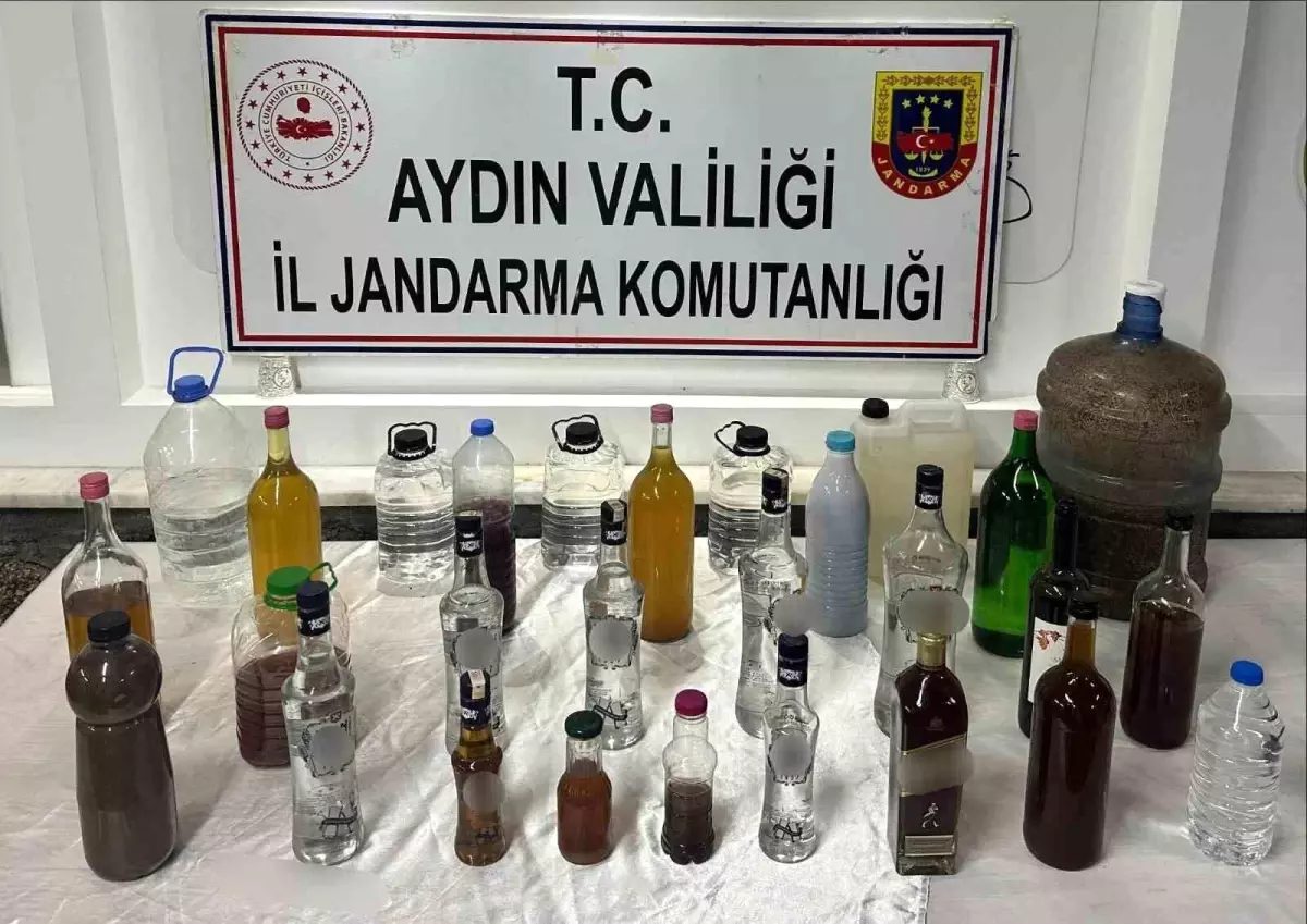 Sahte Alkol Üreticisi Jandarma Tarafından Yakalandı