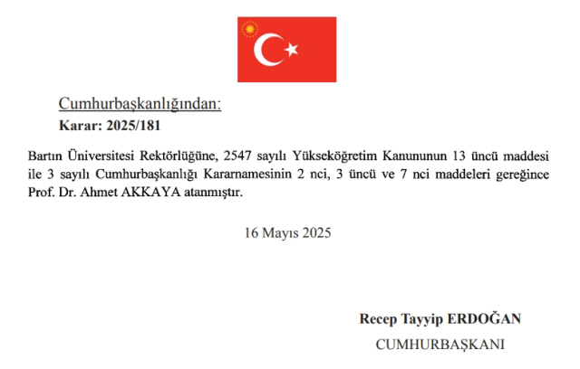 Yeni Bartın Üniversitesi rektörü kim oldu? Bartın Üniversitesi Rektörü Prof. Dr. Ahmet Akkaya kimdir, kaç yaşında, nereli, branşı ne? Yeni Bartın Üniversitesi rektörü kim oldu? Bartın Üniversitesi Rektörü Prof. Dr. Ahmet Akkaya kimdir, kaç yaşında, nereli, branşı ne?