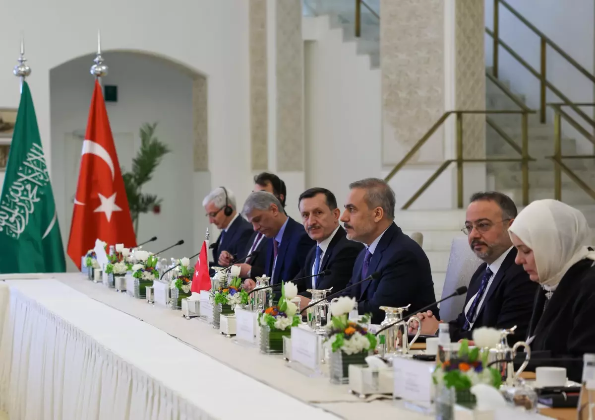 Dışişleri Bakanı Hakan Fidan, Türk-Suudi Koordinasyon Konseyi Toplantısına Katıldı