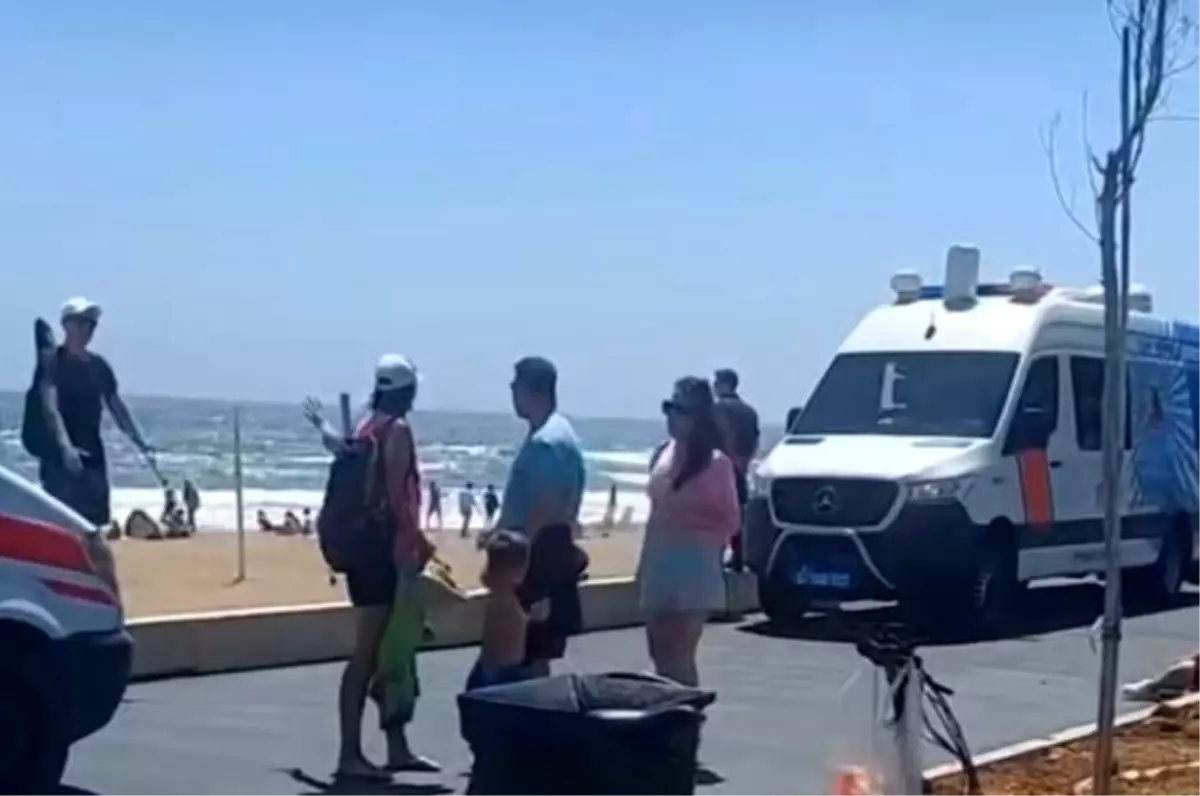 Mersin'de Dalgalı Denizde Boğulma Olayı