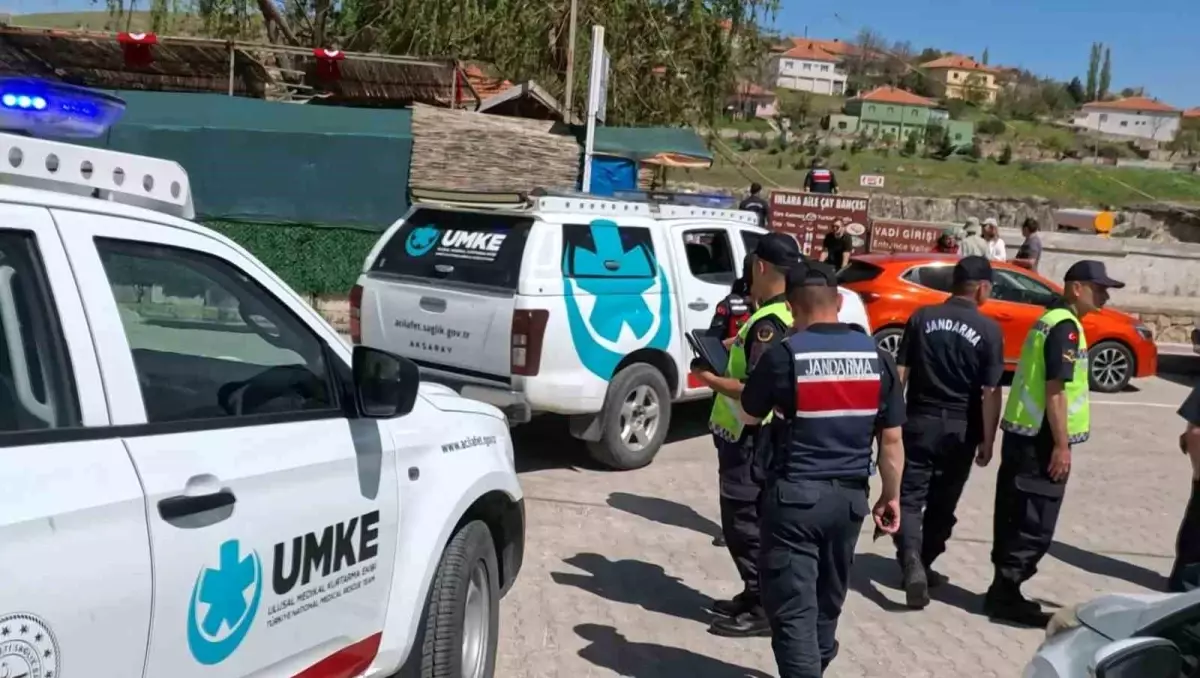 Aksaray'da Dede ve Torun Melendiz Çayı'na Düştü