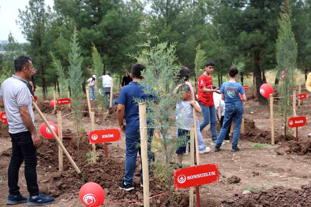 Diyarbakır'da 'Koruyucu Aile Hatıra Ormanı' oluşturuldu