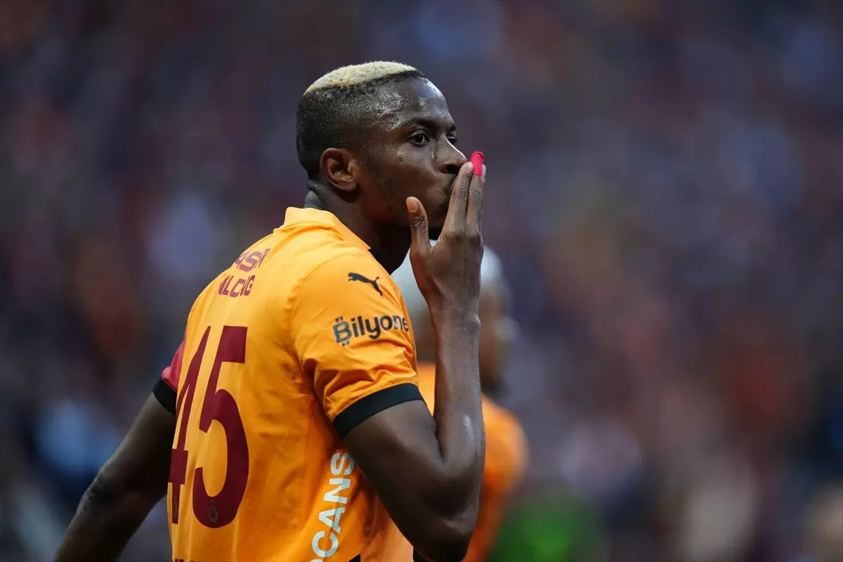 Galatasaray'da Osimhen'in gol anonsunu kızı yaptı