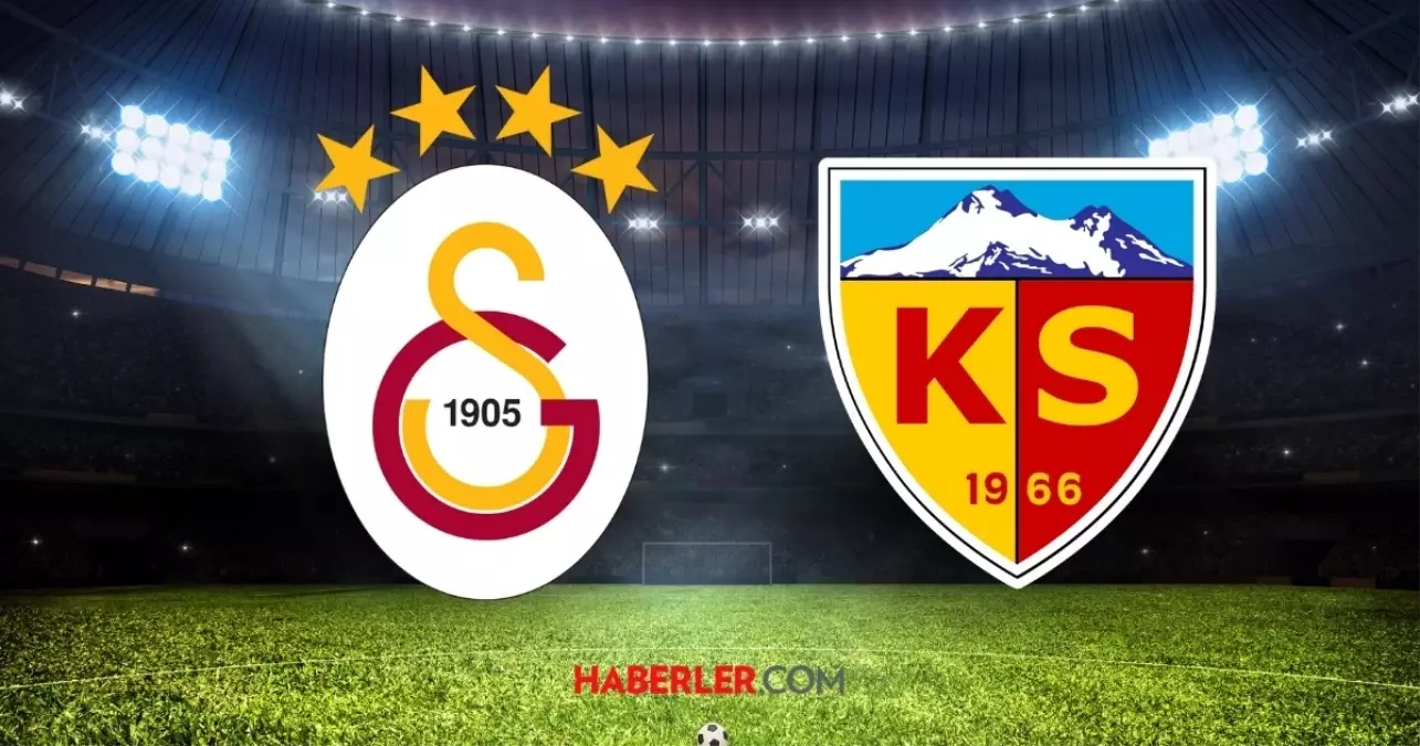 Galatasaray Kayserispor maçı kaç kaç bitti? Galatasaray Kayserispor maç özeti!