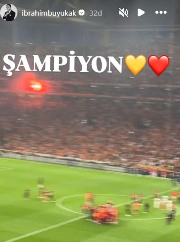 Galatasaray announced its championship! Celebrities shared their joy