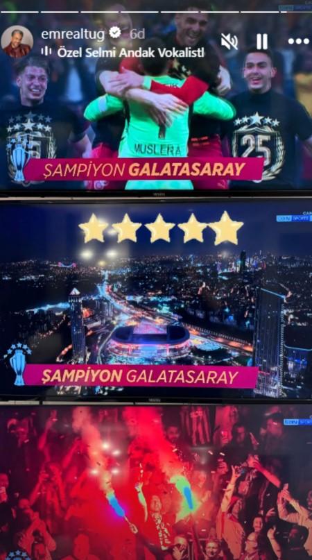 Galatasaray announced its championship! Celebrities shared their joy