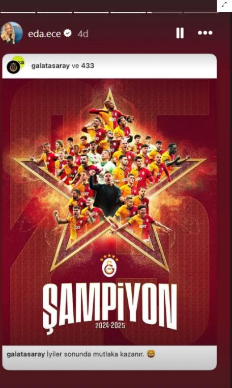 Galatasaray announced its championship! Celebrities shared their joy