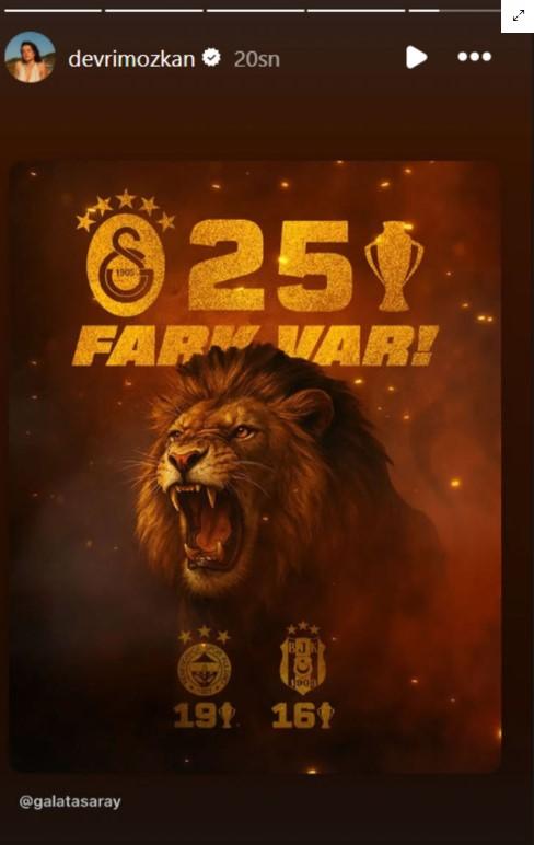 Galatasaray announced its championship! Celebrities shared their joy