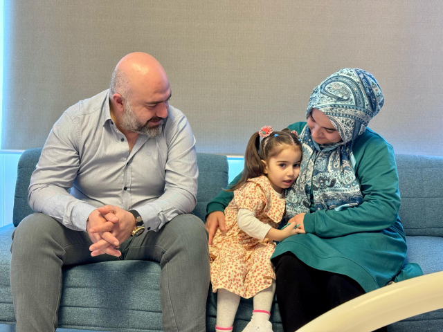 Born with a 'horizontal' heart, she regained health with the first surgery performed in Turkey; the second case in the world