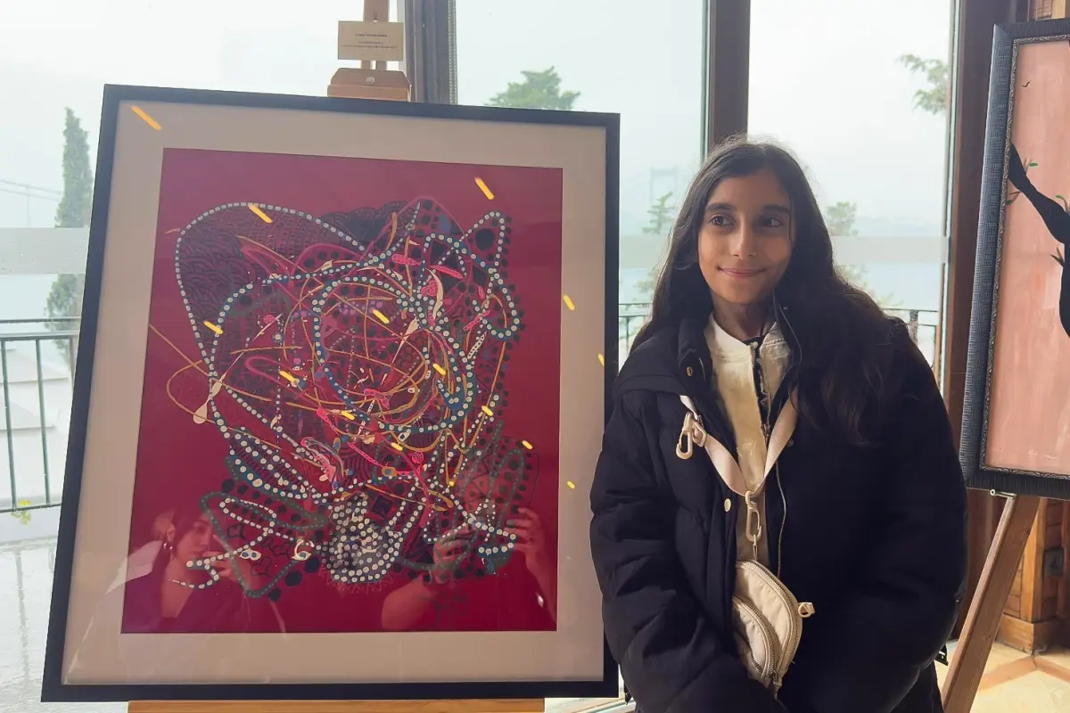 Küçük Ressam Zeynep Reyyan Gören'den ilk sergi