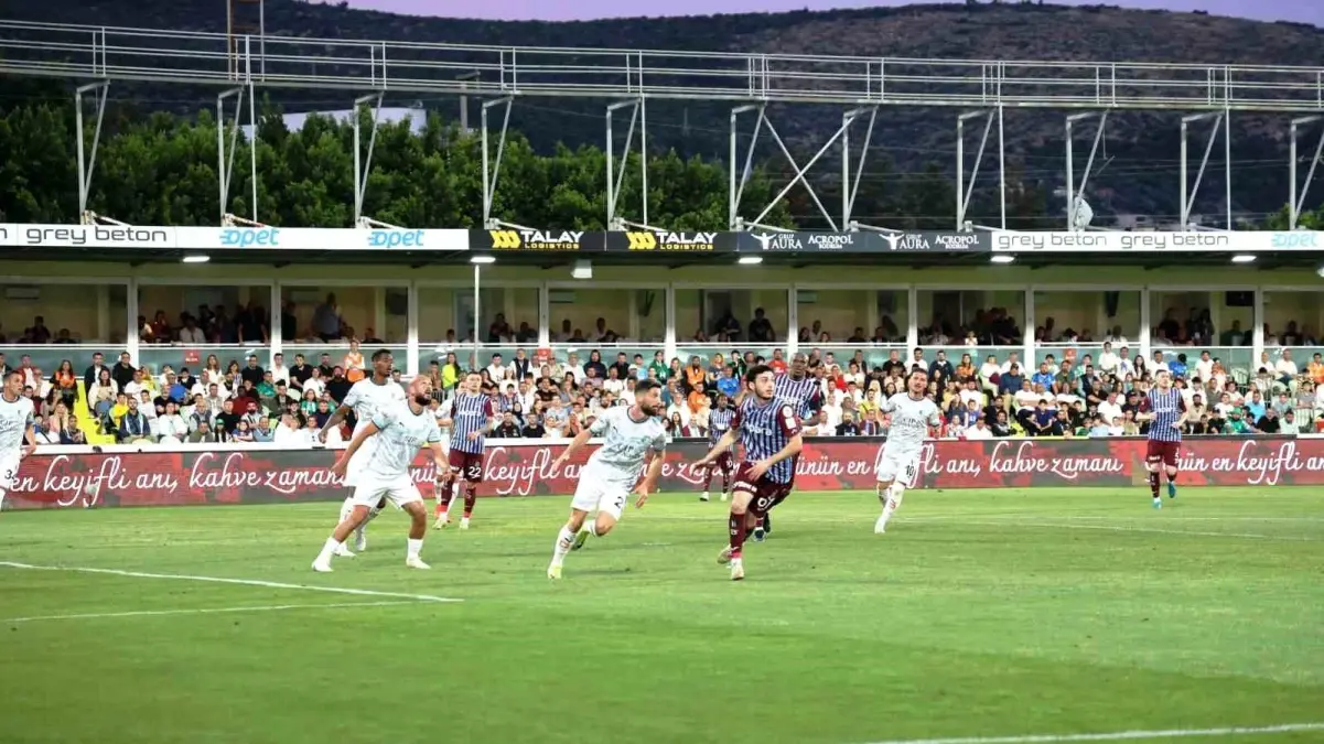 Bodrum FK ve Trabzonspor 1-1 Beraber Kaldı