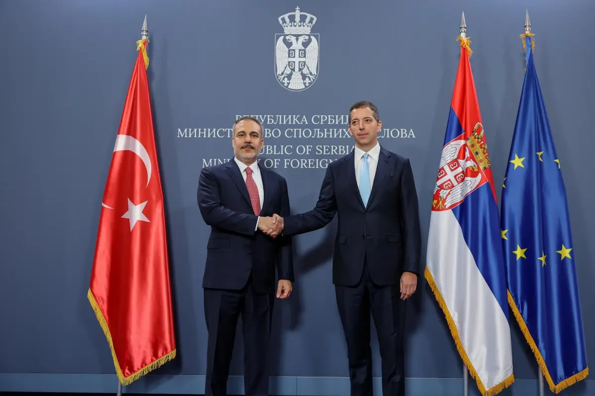 Dışişleri Bakanı Hakan Fidan, Sırbistan'da Marko Duriç ile Görüştü