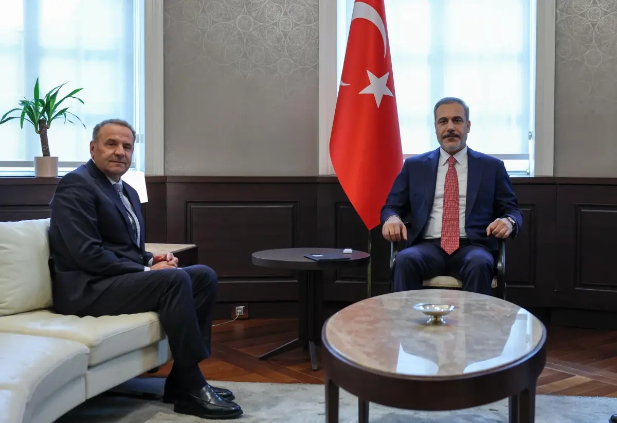 Bakan Fidan, Sosyal Demokrat Partisi Genel Başkanı Layic'i kabul etti