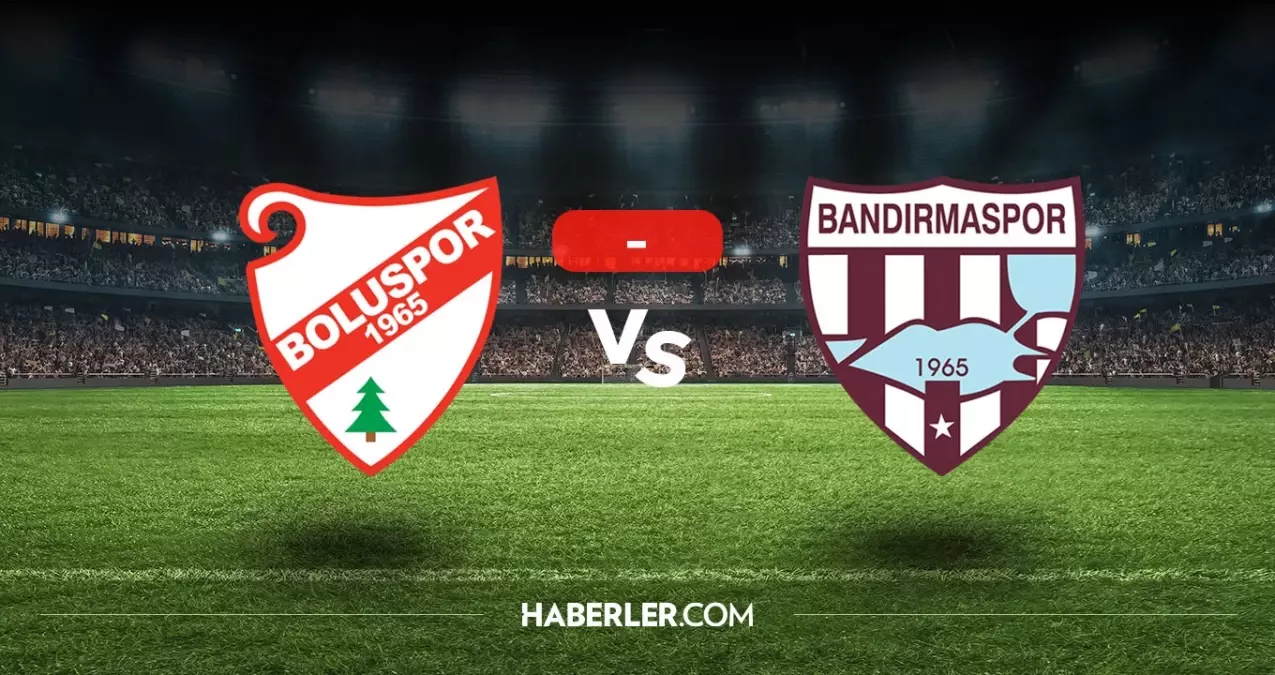 Boluspor Bandırmaspor maçı kaç kaç, bitti mi? MAÇ SONUCU! Boluspor Bandırmaspor golleri kim attı, canlı maç anlatımı!