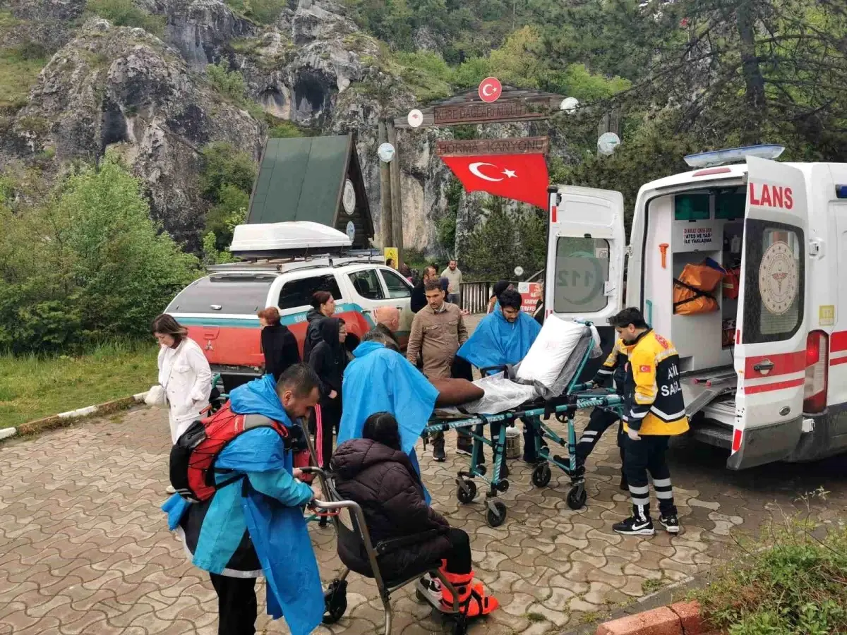 Horma Kanyonu'nda Yağmur Sonrası Düşme: Bir Kadın Yaralandı