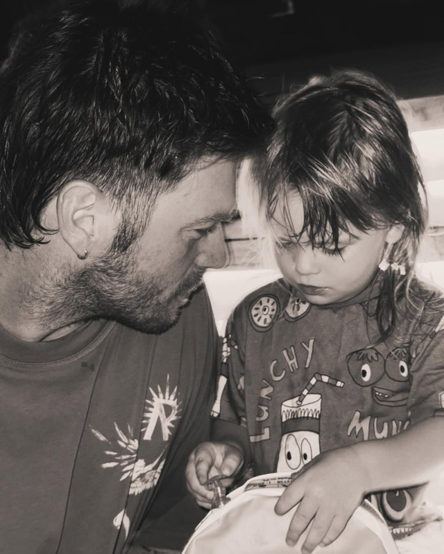 Kıvanç Tatlıtuğ attended the May 19th events with his son Kurt Efe