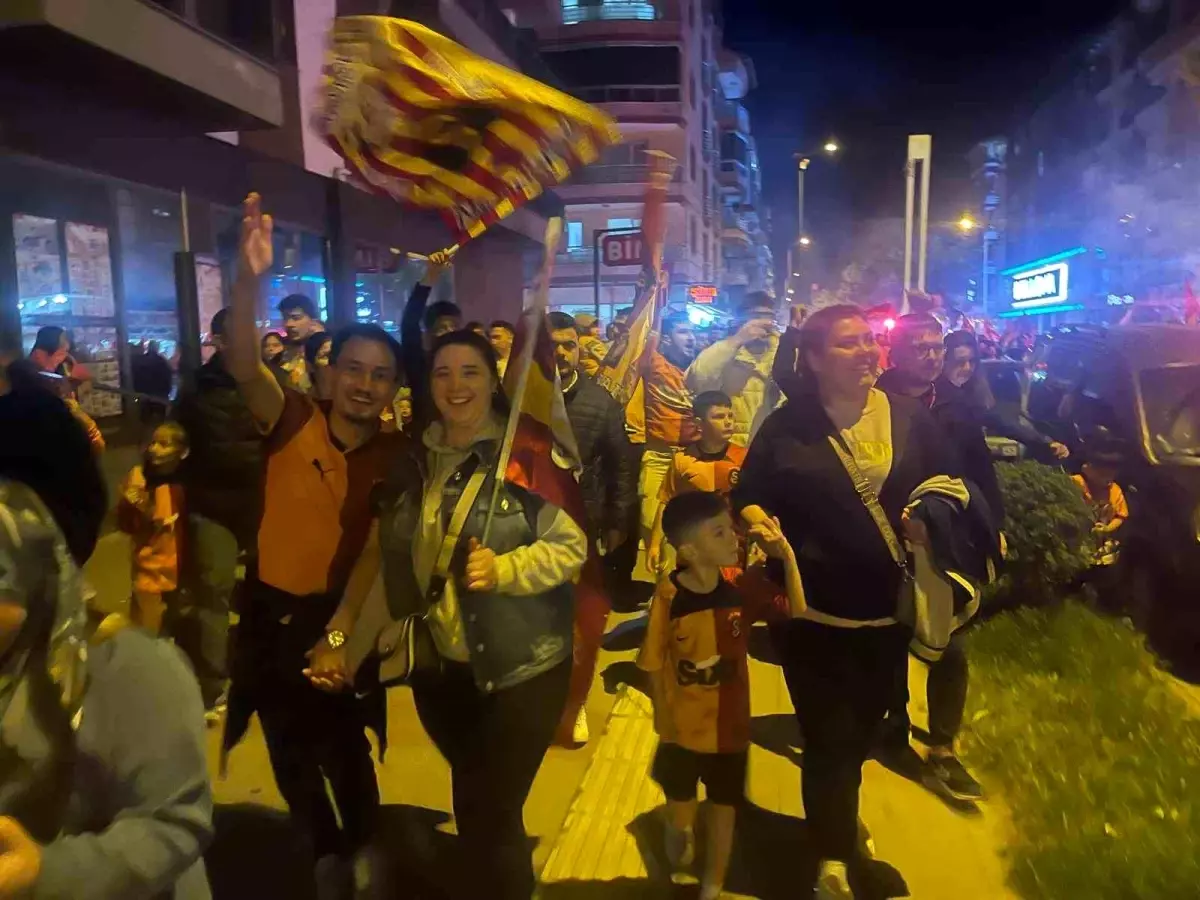 Kula'da Galatasaray coşkusu