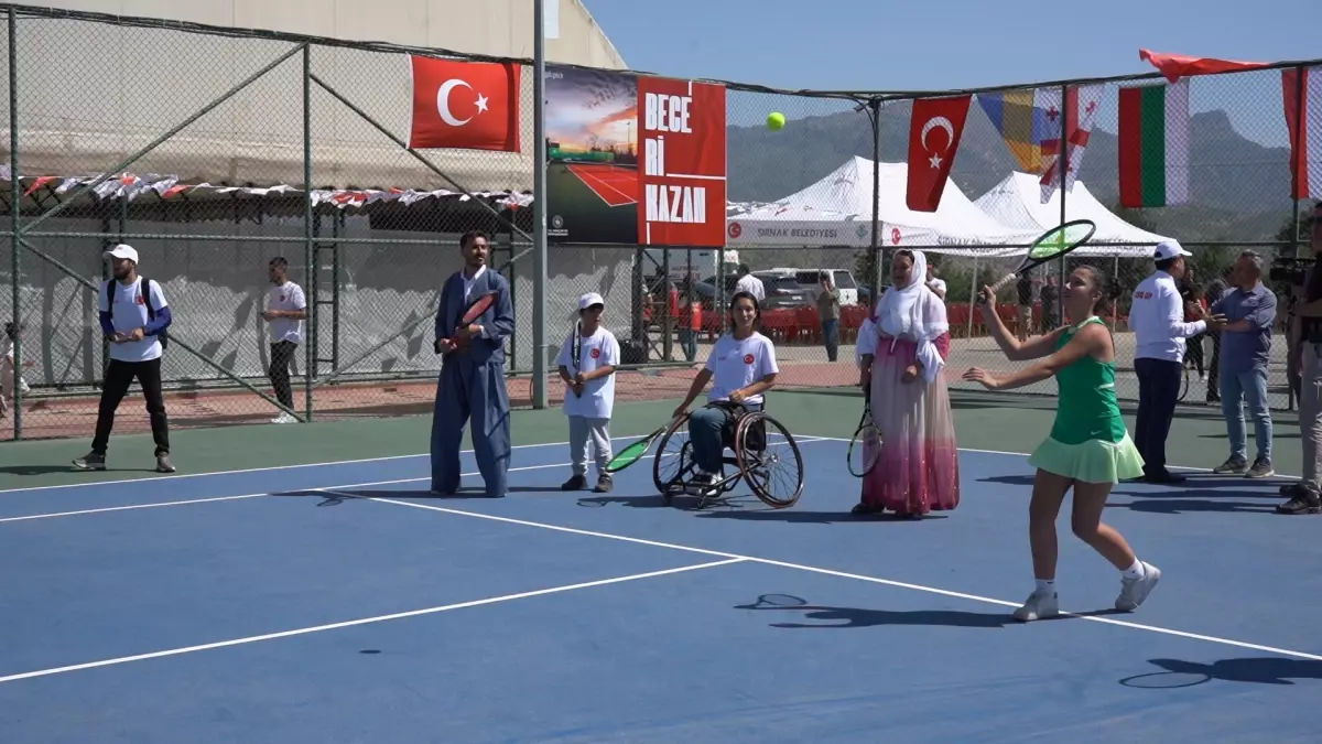 4. Uluslararası Cudi Cup Tenis Turnuvası Şırnak'ta Başladı