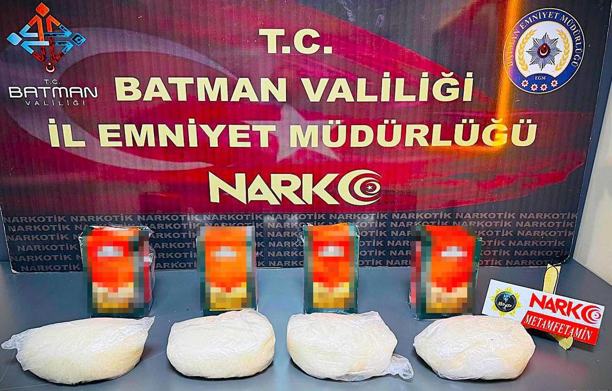 Batman'da Şehirlerarası Otobüste Uyuşturucu Madde Ele Geçirildi