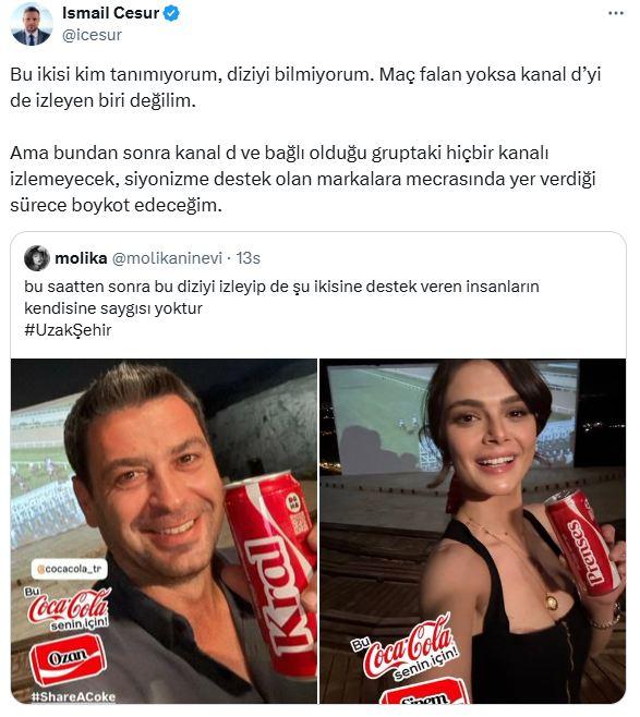 Cumhurbaşkanı Danışmanı İsmail Cesur'dan Uzak Şehir ve Kanal D'ye boykot tepkisi